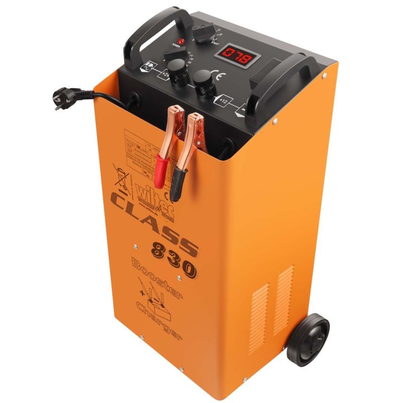 Booster Class CD 830 akkulaturi ja starttilaite 12-24 V, 50-900 Ah, nopealataus, autoille ja kuorma-autoille