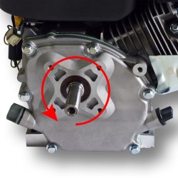 LIFAN 168 bensiinimoottori 6,5 hv, 4-tahtinen yksisylinterinen OHV, 196 cm³, 19,05 mm kampiakseli, käynnistysnaru