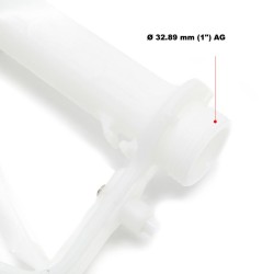 Manuaalinen AdBlue® AUS32 -täyttöpistooli, muovi, 174 x 60 x 407 mm, 0–60 l/min