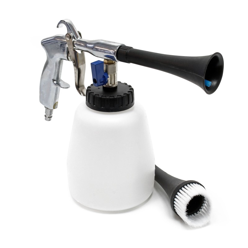 Paineilmapuhdistuspistooli auton sisätiloihin, pyörrevaikutus, 1000 ml, valkoinen