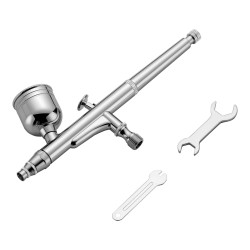 Airbrush-pistooli HS-30-1, 0,3 mm suutin, 7 ml säiliö, mallinnukseen, kynsitaiteeseen ja tatuointeihin