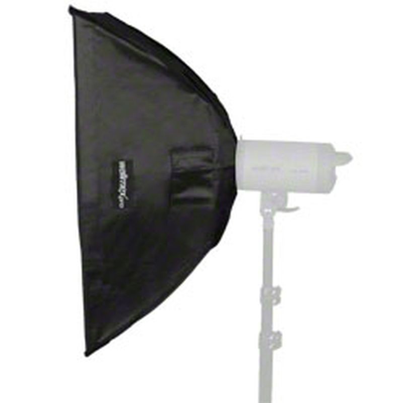 Walimex pro Softbox PLUS 60 x 80 cm, 360° kääntyvä, diffuusorit, kenno ja kuljetuslaukku