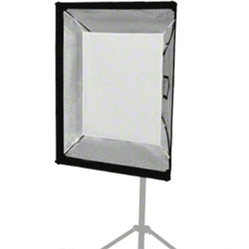 Walimex pro Softbox PLUS 60 x 80 cm, 360° kääntyvä, diffuusorit, kenno ja kuljetuslaukku
