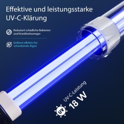 SunSun CPF-15000 painesuodatin 10 000 l/h, 18 W UVC, 30 000 l lampille
