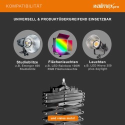 Walimex kattokiskojärjestelmän saksenostin 30 200 cm max 6000 g 300 x 100 x 400 mm musta