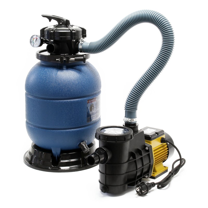 Hiekkasuodatinjärjestelmä HZS-300 uima-altaalle, 380 W, 21,5 kg hiekkakapasiteetti