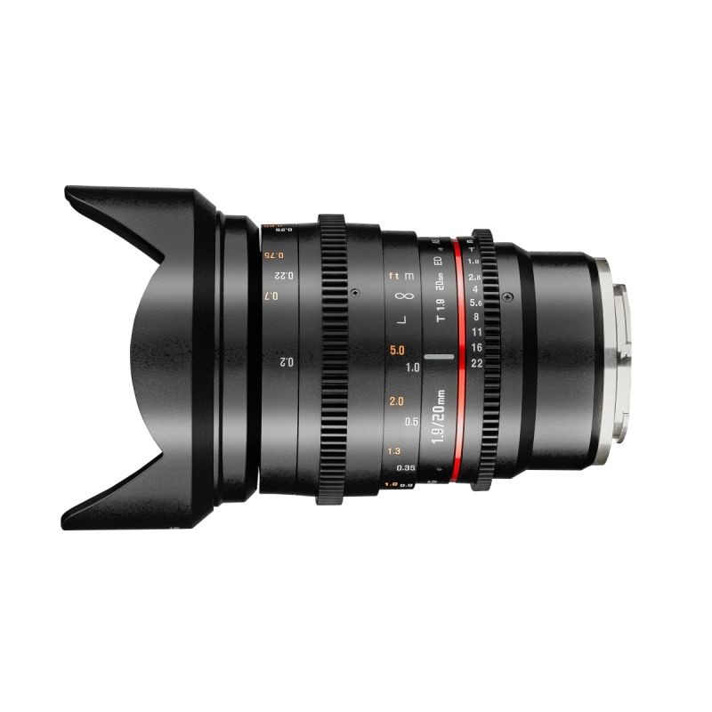 Samyang MF 20mm T1.9 videobjektiivi Sony E