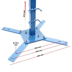 Uurteinkone jalustalla 1 2 1 8 mm materiaalin paksuus 6 paria profiilirullia