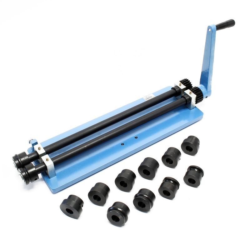 Uurteinkone jalustalla, 1,2/1,8 mm materiaalin paksuus, 6 paria profiilirullia