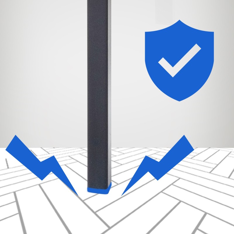 Damaso samettibaarituoli, nelijalkainen, moderni, mukava, hopea/musta/valkoinen
