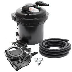SunSun lampisuodatinsetti CPF 280 painesuodatin 8000 l 11 W UV C NEO 6000 pumppu 6000 l h 5 m letku 38 mm