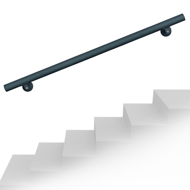 Kaide 100 cm, ruostumaton teräs, antrasiitti, kiinnikkeet
