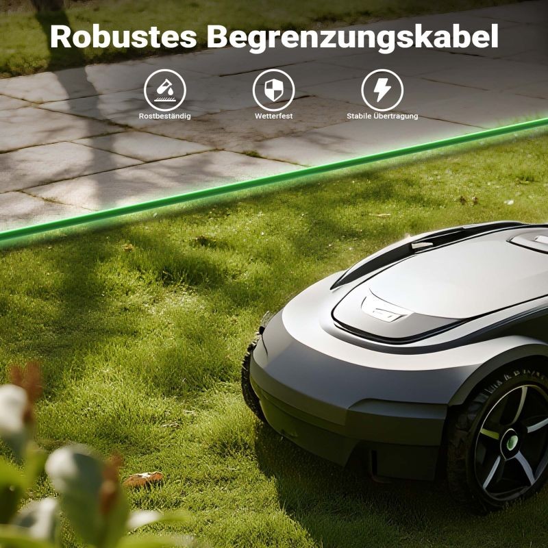 Robottiruohonleikkurin rajauskaapeli 250 m, 2,7 mm, TCCA, vihreä