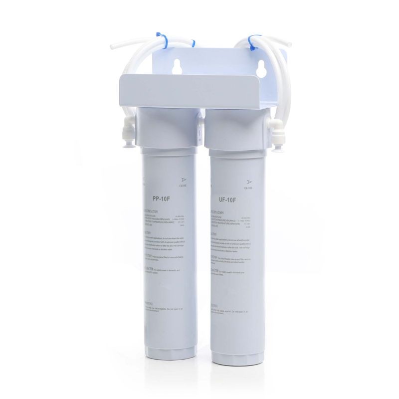 Naturewater NW-2-PPUF 2-vaiheinen vedenpuhdistin tiskialtaan alle, sedimentti- ja ultrasuodatin, hana