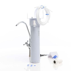 Naturewater NW-2-PPUF 2-vaiheinen vedenpuhdistin tiskialtaan alle, sedimentti- ja ultrasuodatin, hana