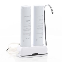 Naturewater NW 2 CTOUF 2 vaiheinen pöytämallinen vedenpuhdistin aktiivihiili ja ultrafilter suodatin