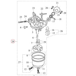 LIFAN Kaasutin 13 hv bensiinimoottorille E10 yhteensopiva