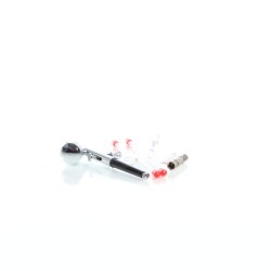 Airbrush pistolisetti Set 130T Double Action suuttimet 0 2 0 5 mm 7 ml maalikuppi
