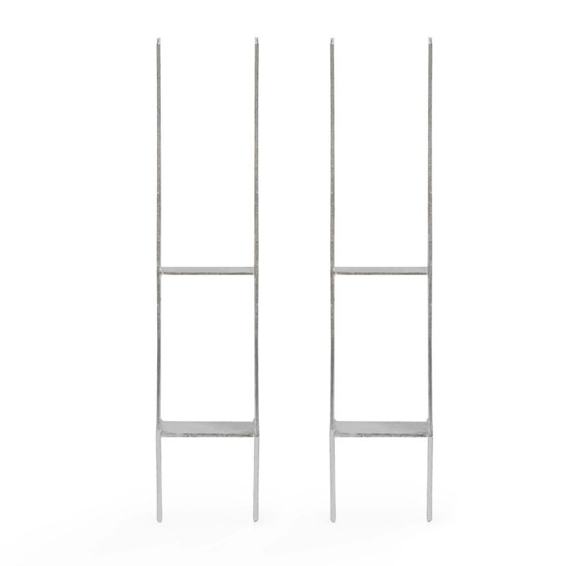 XPOtool H-tolppajaljat 121 x 600 mm, kuumasingalvattu hiiliteräs, 2 kpl