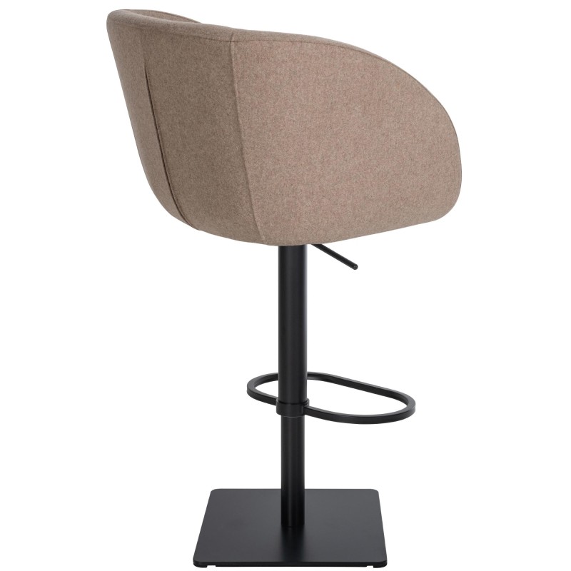 Gambo huopapäällysteinen baarijakkara säädettävällä korkeudella ja pyörivällä istuimella