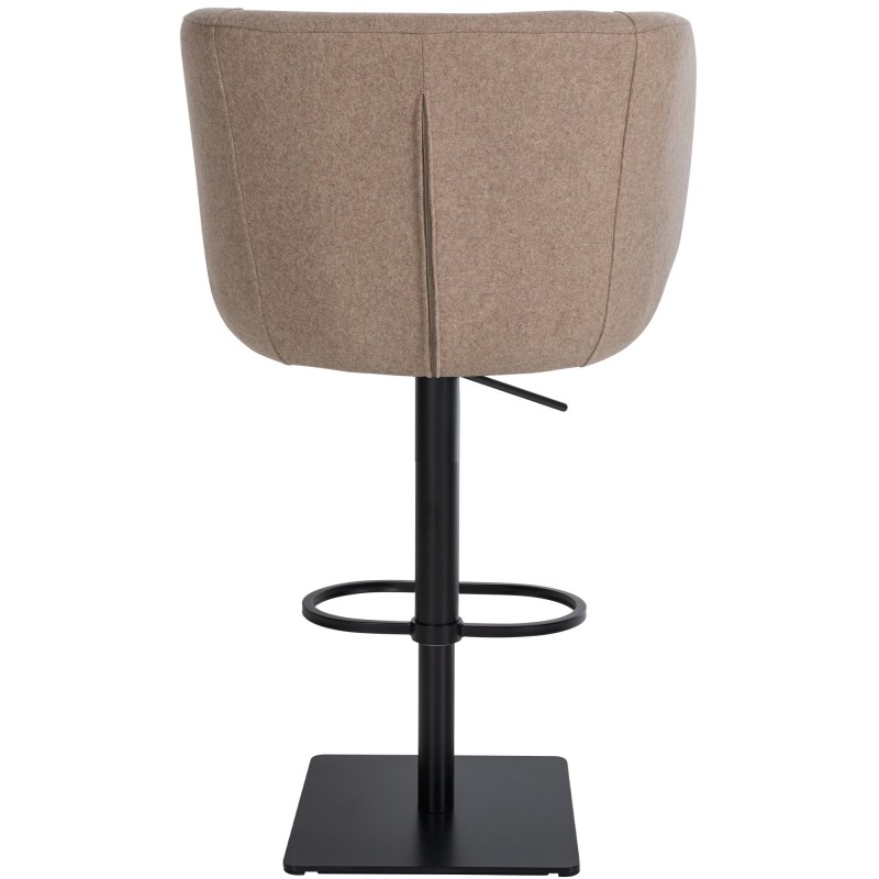 Gambo huopapäällysteinen baarijakkara säädettävällä korkeudella ja pyörivällä istuimella