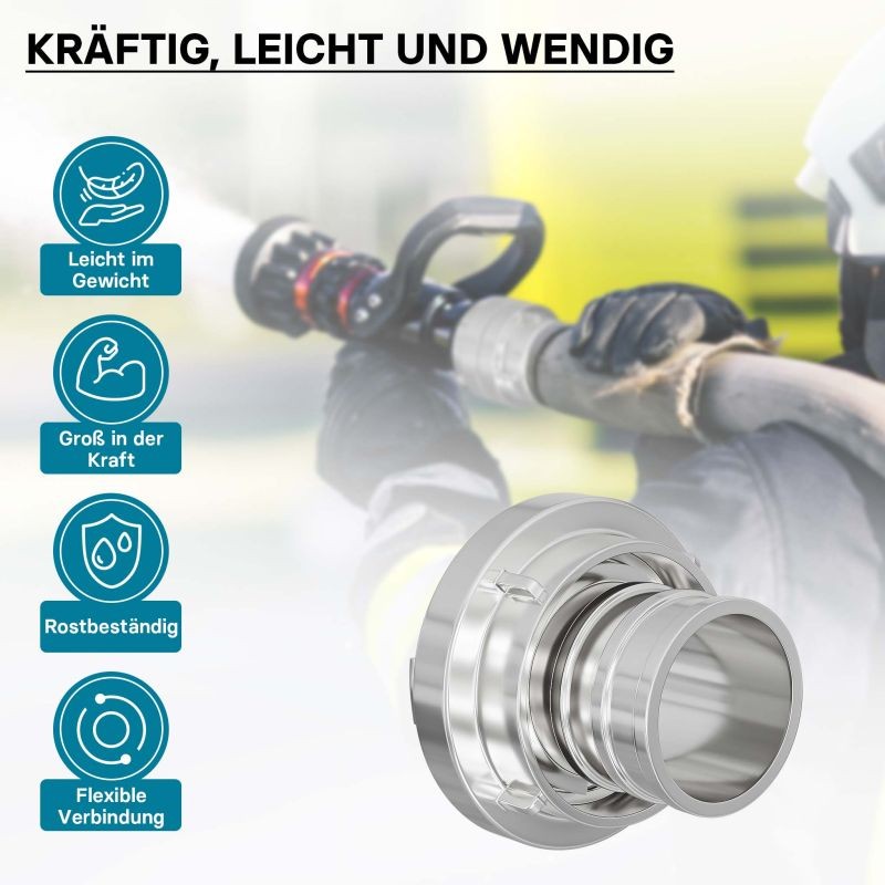 Storz-paineliitin B 75 mm alumiini, pitkä putkenpää, 001AL3
