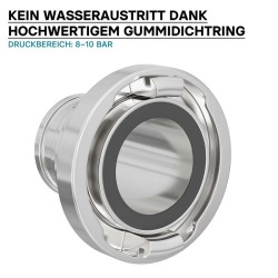 Storz-paineliitin B 75 mm alumiini, pitkä putkenpää, 001AL3