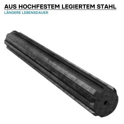 Uritusakseli GT 300 mm 8 32x38x6 AISI 1045 teräs traktorille