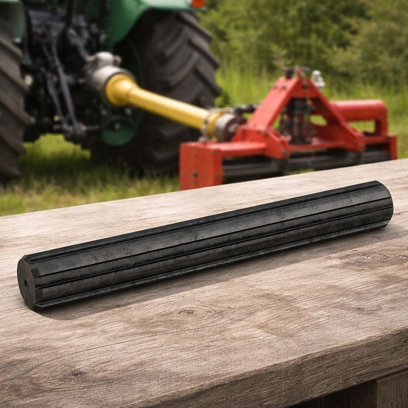 Uritusakseli GT 300 mm 8-32x38x6 AISI 1045 teräs traktorille