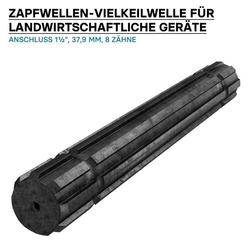 GT2 uritusakseli 300 mm 8-32x38x6 traktorin voimansiirtoon