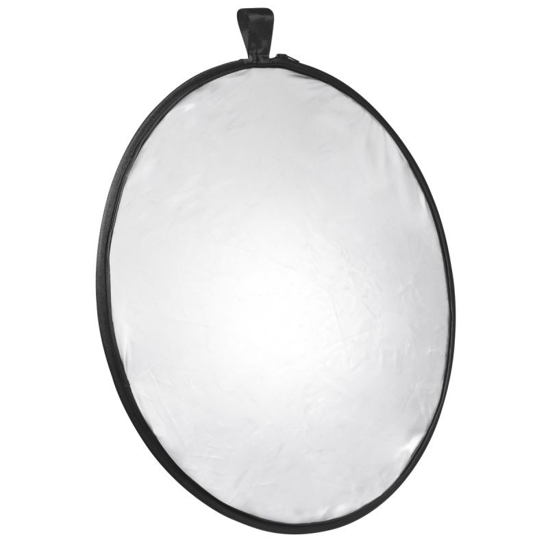 Mantona 5in1 taitettava heijastin 110 cm, kulta, hopea, valkoinen, musta, diffuusori