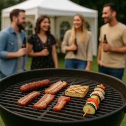 Valurautaritilä pyöreä 34 5 cm mattamusta emalipinta hiili ja kaasugrilleihin