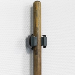 Teräksiset seinätelineet työkalujen säilytykseen 15 kpl hopea 50 x 50 x 42 mm