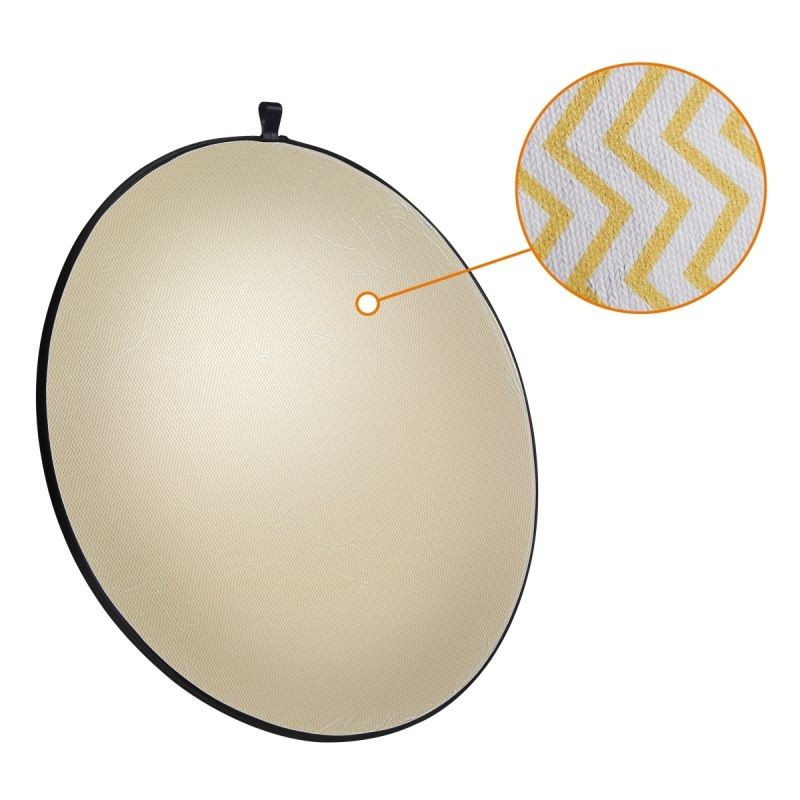 Walimex pro 5-in-1-heijastinsarja Ø 107 cm, kulta, hopea, valkoinen, musta, läpinäkyvä, kuljetuspussi