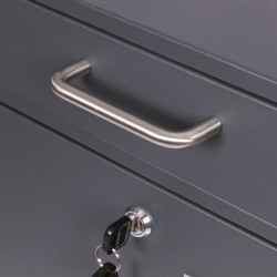 Postilaatikkosarja V53 2x3 antrasiitti, lukittavat seinäpostilaatikot 6 kpl