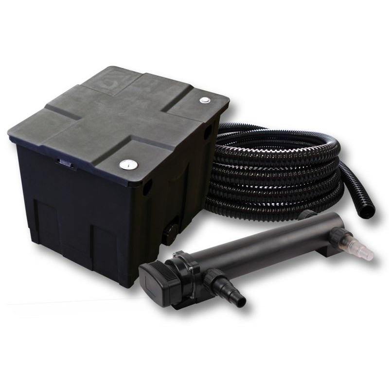 SunSun lampisuodatinsetti CBF-350 12000 l, CUV-336 UVC-puhdistin 36 W, 5 m letku 25 mm