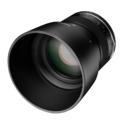 Samyang MF 85 mm F1.4 MK2 muotokuvaobjektiivi Canon EF, täyskenno ja APS-C, sääsuojaus