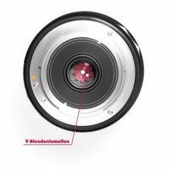 Samyang MF 85 mm F1.4 MK2 muotokuvaobjektiivi Canon EF, täyskenno ja APS-C, sääsuojaus