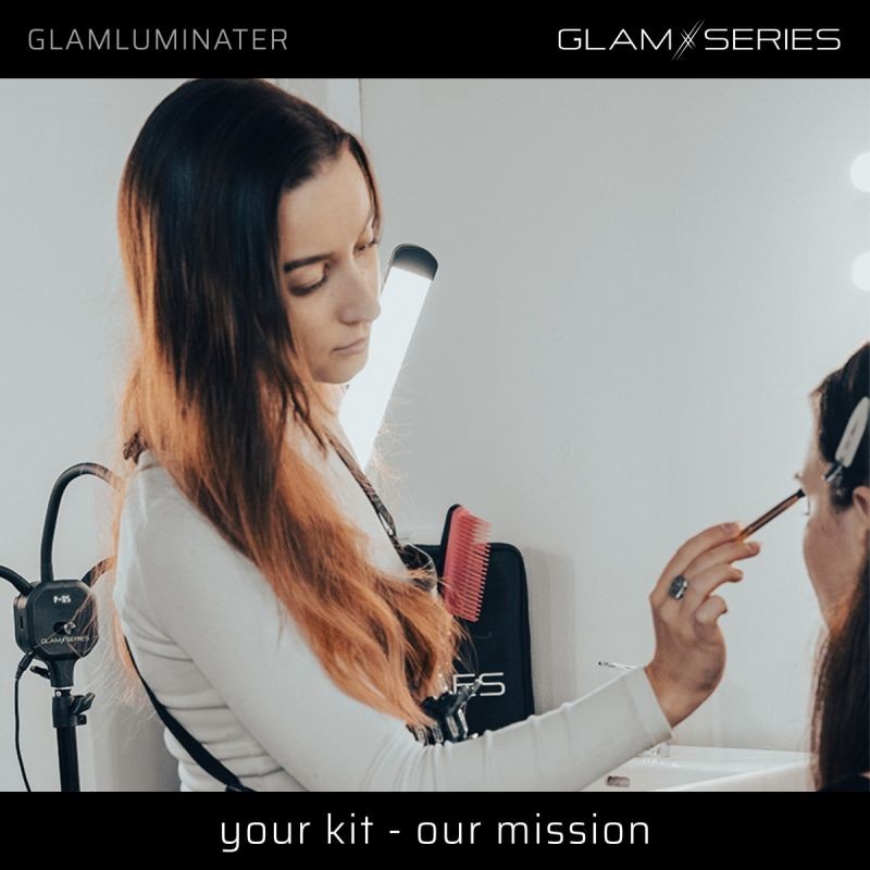 GLAMSERIES GlamLuminater ammattimainen LED-valaisin, musta