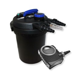 Lampisuodatinsetti CPF-250 painesuodatin 10000 l, 11 W UVC-laite ja NEO8000 SuperEco pumppu 8000 l/h 70 W