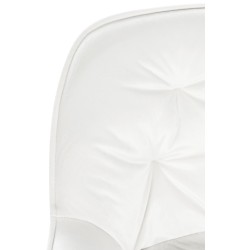 Gibson samettinen baarijakkara korkealla selkänojalla ja jalkatuella