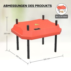 Fudajo Lämpölevy tipuille 25x30 cm, lämpötilan säädin, 20 W