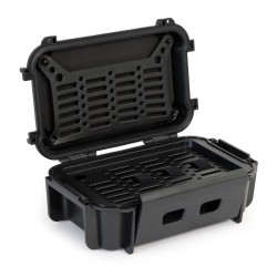 Vedenpitävä ABS-suojalaukku IP67, 28,2 x 17,8 x 9,95 cm, musta