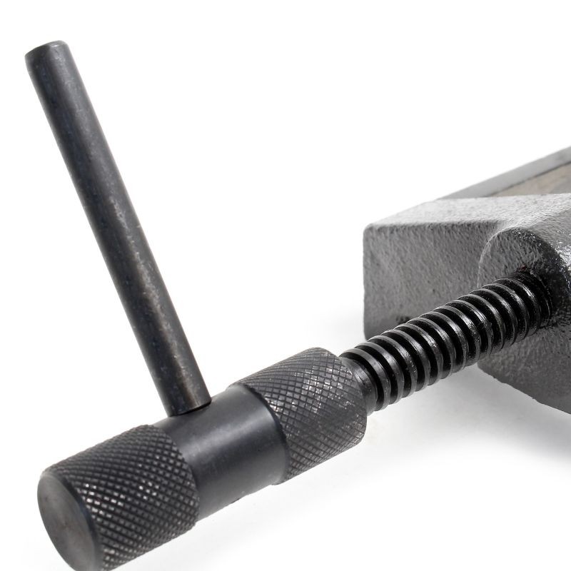 Koneenruuvipenkki 125 mm pylväsporakoneelle, valurauta