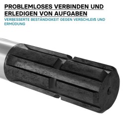 Uritusakseli C1 300 mm 6 hammasta voimanottoakseliin AISI 1045 teräs