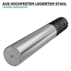 Traktorin voimanottoakselin uritusakseli E1 300 mm 20 hammasta