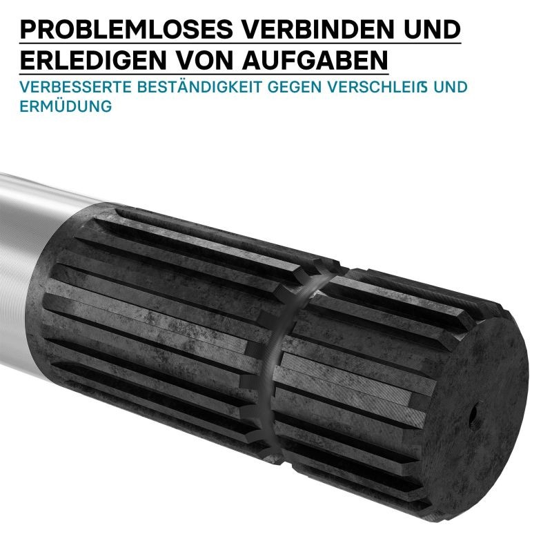 Traktorin voimanottoakselin uritusakseli E1 300 mm 20 hammasta