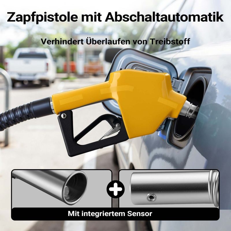 Automaattinen polttoainepistooli dieselille ja lämmitysöljylle 24 mm 120 l/min malli 4007
