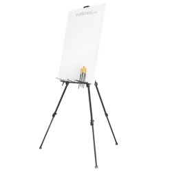 Walimex pro Alumiininen maalausteline XL 60-180 cm, kankaille max 140 cm, sisältää kantolaukun