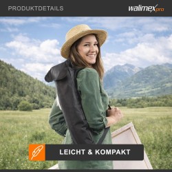 Walimex pro Alumiininen maalausteline XL 60-180 cm, kankaille max 140 cm, sisältää kantolaukun